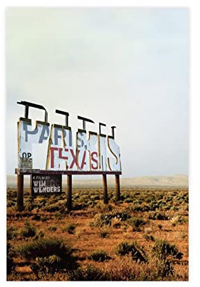 EDSC Film Paris, Texas Leinwand-Poster, Wandkunst, Dekoration, Bild für Wohnzimmer, Schlafzimmer, Dekoration, Rahmen: 30 x 45 cm