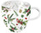 Tasse à thé en verre double paroi 200 ml - verdures d'hiver