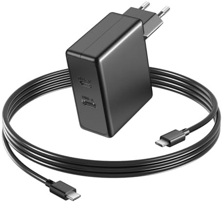 Basicvolt Ordinateur Portable Chargeur USB C 65W pour ASUS ZenBook 3 13 13s 14 14s Transformer Book ExpertBook Adaptateur