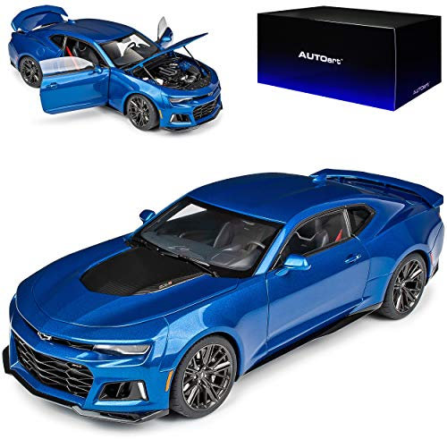 AUTOart Chevrolet Camaro Coupe ZL1 Blau 6. Generation Ab 2015 Version Ab 2017 71209 1/18 Modell Auto