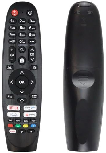 Mando a Distancia para LG Magic Smart, Mando Universal Recambio LG con Netflix, Prime Video,DIS.Ney, MY APPS sustitulle a AN-MR18BA, AN-MR19BA, AN-MR650A, AN-MR650, MR-600, MR-20GA, MR21GA, MR22GA