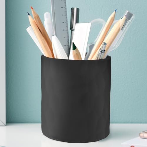 Kyduu Pot à crayons, Porte stylo en silicone étanche de style nordique pour bureau, Porte Stylo de Bureau, pour Ranger les Pinceaux Stylo à Fleurs DéCoratif, Porte pinceau de maquillage