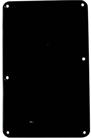 Göldo Tremolo Backplate 1-ply Blank Schwarz PLT3B - Gitarren Ersatzteil