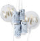 Dumeher Dosenwerfen Blechdosen Set 5-tlg Autoschmuck Hochzeitsdosen am Auto 12x7.5cm mit Mr&Mrs-Luftballons Weiss für Auto Hochzeit Deko Hochzeitsbräuche Hochzeitsinspiration
