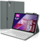 IVEOPPE Clavier pour Lenovo Tab p11 2nd gen 11.5 Pouces, Coque Clavier Lenovo Tab P11 2nd Gen, AZERTY Français Clavier, Étui Clavier Détachable Bluetooth pour Lenovo Tab P11 2nd Gen, Vert foncé