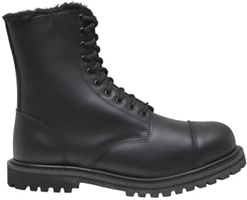Brandit Phantom Fur Liner 10 Eye Boot, Farbe: black, Größe: 4