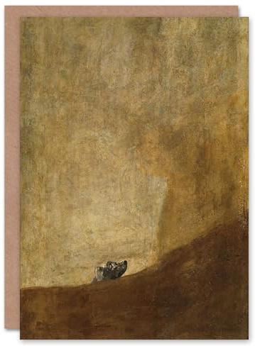 Artery8 Francisco Goya Art Card Le Chien The Dog Oil Painting