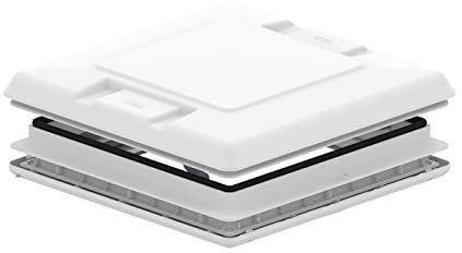 Fiamma - Ventana Vent, 50 Blanca, 50 x 50 cm, mosquitera Opaca de Serie Camper Caravan - 75120.10