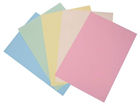 Clairefontaine PaPago A4 Paper, 5 Mixed Pastel Colours, 80gsm, 500 sheets