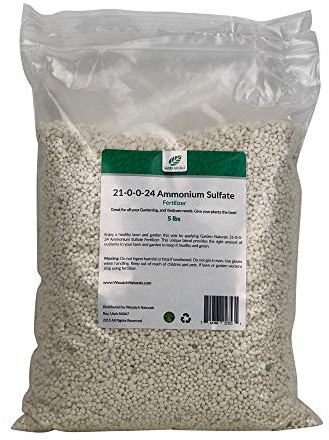 21-0-0-24 Ammonium Sulfate Fertilizer 5 Pounds by Garden Naturals