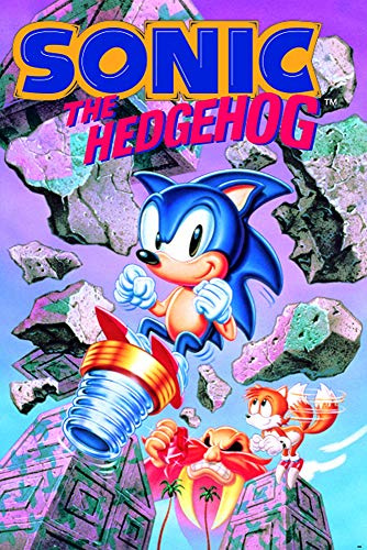 Close Up Sonic the Hedgehog Poster Break Through Rocks (61cm x 91,5cm) + 2 St. Schwarze Posterleisten mit Aufhängung
