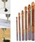 MEETOZZ 6pcs 3-8mm Titanium HSS Drill & Saw Bit Set Cutting Carpenter Wood Metal