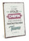 TypeStoff Holzschild mit Spruch – STOLZE CHEFIN – im Vintage-Look mit Zitat als Geschenk und Dekoration - HS-00650