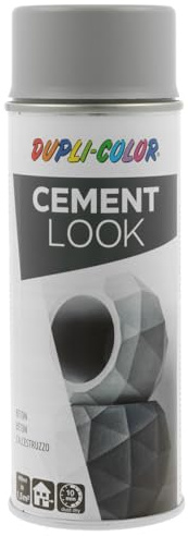 DUPLI-COLOR CEMENT LOOK Hoover Dark 400 ml - Betonoptik Effektspray | Schnelltrocknender Dekolack mit Beton-Optik für Metall, Holz, Glas & Polystyrol - Sehr gute Deckkraft & glatter Verlauf.