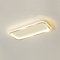 KRIPINC LED Deckenleuchte Rechteckig, LED Deckenlampe Flach, Deckenleuchte Panel, Deckenlampe Modern für Schlafzimmer, Wohnzimmer, Badezimmer, Küche, Flur (Gold, Warmweiß)