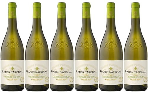 Baron d'Arignac - Vin blanc Colombard, Ugni Blanc (6 x 0,75L)