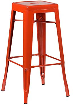 SKLUM Barhocker aus Stahl LIX Orange ↑76 cm