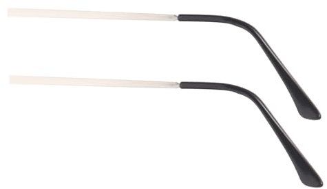 Hemobllo 1 paio di cannucce di ricambio per occhiali da vista gambe di bracci di occhiali in metallo alla moda gambe di ricambio del braccio di occhiali universali per occhiali