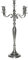 CHANDELIER ARGENT - Chandelier Bougeoir Argenté 80cm de haut, Décoration de Table style ancien, Facile à Monter, Largeur pied 21cm - Passion Décor