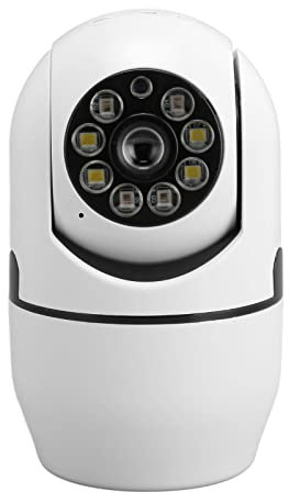 Cámara de Seguridad para el Hogar Inalámbrica con Toma de Corriente para Interiores con Enchufe de Pared, Monitor de bebé con Cámara WiFi Inteligente para la Oficina de la Escuela