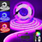 COB LED Strip 5m RGBW, COB LED Streifen 5m RGBW(RGB+Kaltweiß), WiFi LED Streifen 24V 5m 784 LEDs/Meter mit Fernbedienung, kompatibel mit Alexa, für Zuhause, Party, Raumdekoration