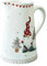 Luxshiny 1pezzi Capacità Kettle Ceramica Retro Stile Nordico Per Servire Liquidi Per Latte e Salse Per Uso Quotidiano e Festività Natalizie