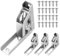 Regal Scharnier, 4 Stück Scharniere Klappbar, 90/180 Edelstahl Klappscharnier Tischhalter Regal Scharnier mit 24 Schraube für Tischhalter Tisch Schrank
