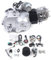 chennnls 125ccm 4-Takt Engine Motor, Elektrischer Start 3+1 Rückwärts, halbautomatischer Einzylinder Motor Luftgekühlt mit Rückwärtsgang für ATV QUAD Go Kart Motocross