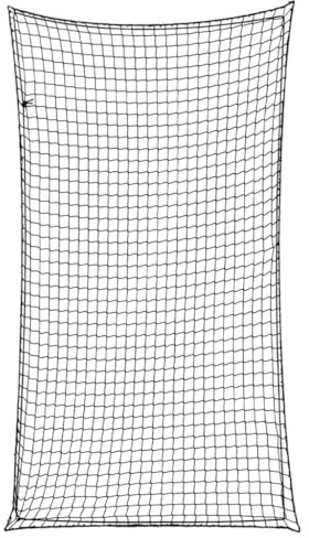 vidaXL Anhängernetz mit Gummiseil Schwarz 4,5x2,5 m PP