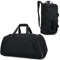 Grand sac de sport de 35 l avec 3 possibilités de transport, sac d'entraînement avec compartiment humide, compartiment à chaussures, compartiment pour ordinateur portable, bretelles cachées et