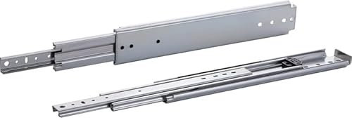 BRASOM Auszugsschienen Schwerlastauszug 250kg - 2 Stück, 1000mm, 40 inch, Heavy Duty Schubladen Schienensystem, Kugellager