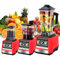 Mixeur 3 en 1 haute performance 1500 W avec récipient de 2,5 l + 1,5 l + 0,5 l, 15 vitesses, programmes automatiques, pour viande, milkshake, smoothies, jus, sans BPA