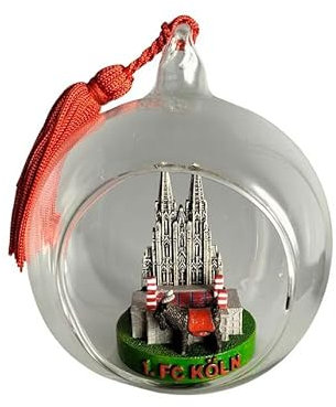 1. FC Köln Weihnachtsbaumkugel „Glas 3D“