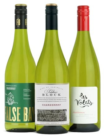 Chardonnay Wine Selection – 3 Bottle Mixed Set – Premium White Wine Gift