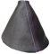Schaltsack schwarz Leder M3///Steppung