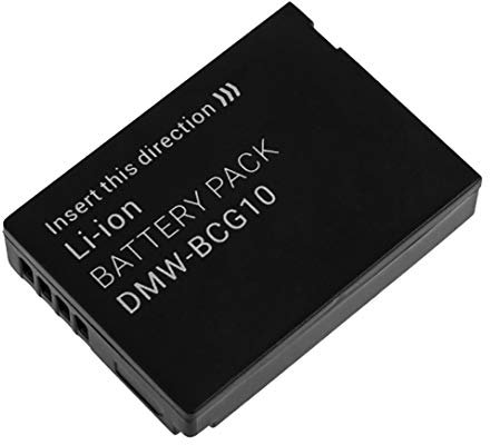 Digital Replacement Camera and Camcorder Battery for Panasonic DMW-BCG10, DMWBCG10E