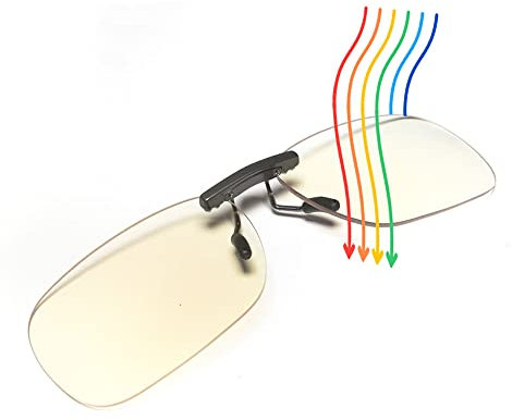 Ocushield Anti Blue Light Glasses- Blue Light Blocking Glasses Men Women Teens Kids - Various Styles and Colours (Clip On, Clear)