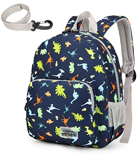 willikiva 3D-Dinosaurier-Rucksack, Kleinkind-Rucksäcke für Jungen und Mädchen, Kinderrucksack, wasserdicht, Vorschul-Sicherheitsgurt, Leine (Dinosaurierparadies)