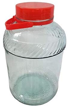 Einmachglas 10 L aus Glas Twist-Off Vorratsglas Einweckglas Gurkenglas Vorratsdose Aufbewahrungsglas Einkochglas Groß Klar Durchsichtig Basic likör ansetzen gefäßv glasballon vorratsglas mit deckel