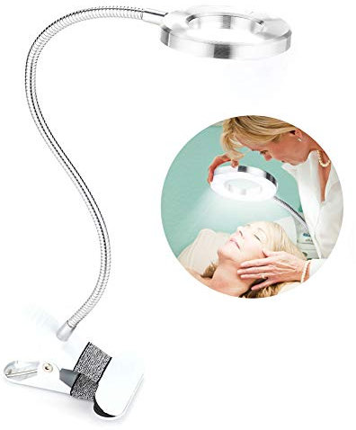 Make-up Tattoo LED-Leuchten, tragbare LED-Clip Schreibtisch Licht Make-up Lampe USB Circle Tattoo Lampe für dauerhafte Make-up Tattoo Maniküre Wimpernverlängerung