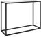 vidaXL Tavolo Consolle Bianco 100x35x75 cm in Vetro Temperato