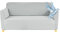 Poligino Sofabezug 2 Sitzer Wasserdicht, Sofahusse Elastisch Universal, Sofa Cover Stretch 2 Sitzer (130-170 cm) Hellgrau