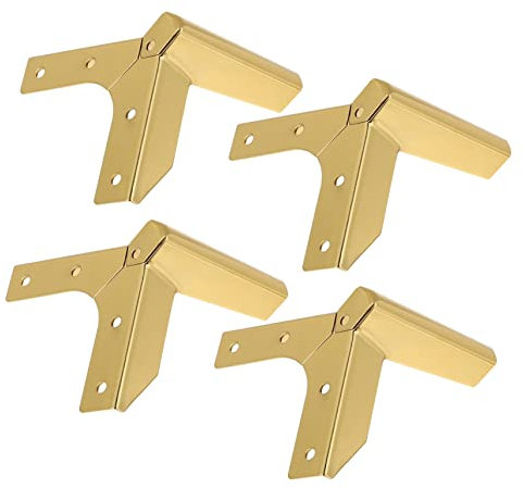 Housoutil 4stücke Metallschrankfuß Möbelbeinfüße Stützfuß Für Sofas Schränke Badezimmerschränke Tv-schränke Teetische