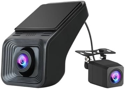 Dash Cam USB Car DVR ADAS Dash Cam Action Camera Dual Lens720P Front And Rear Cam Recoder G-sensor Car Camera (Size : 128G)