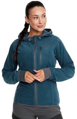 RevolutionRace Trekker Hoodie für Damen, perfekt für Wanderungen und Outdoor-Abenteuer, Moonlit Ocean, XL