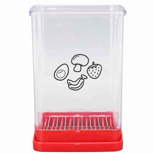Trancheuse Rapide de Fruits et Légumes, Trancheuse de Légumes en Acier Inoxydable, Hachoir de Cuisine, Hachoir à Légumes de Maison, Trancheuse de Pommes avec Récipient pour