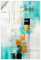 ARTland Wanddeko Wandtattoo selbstklebende Vinylfolie 40x60 cm Loft Deko Modern Abstrakt Quadrate Muster Leben Geometrie U5EM