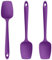 U-Taste Silikon Spatel Löffel 3er-Set, 250℃ Hitzebeständiger Antihaft-Gummischaberlöffel, Bpa Frei Flexibel Servierlöffel Küchenutensilien für Antihaftbeschichtetes Kochgeschirr (LiLa)