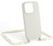 ZhinkArts - Handykette kompatibel mit iPhone 14 Pro - Handyhülle zum Umhängen - Band/Schnur abnehmbar - Necklace - Karabiner - Chalk- Kreide