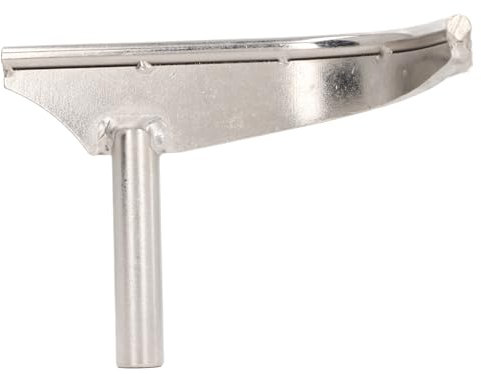 Walfront Poggia Utensile per Tornio Poggia Utensile per Tornitura di Legno Curvo 6 Pollici Poggia Utensile Tipo T in Acciaio Inossidabile per la Lavorazione del Legno